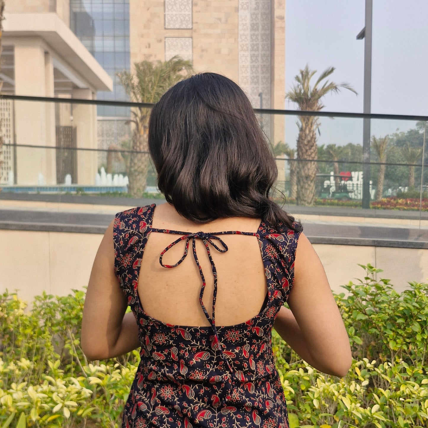 Cotton Backless Short Kurti