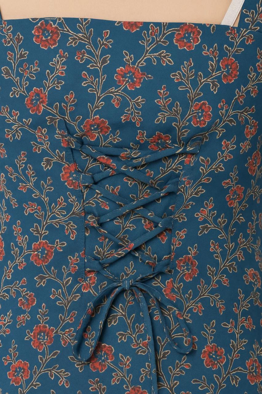 Tavisha - Women’s Long Sleeveless Kurti with Corset Back – Elegant & Stylish Fitwear