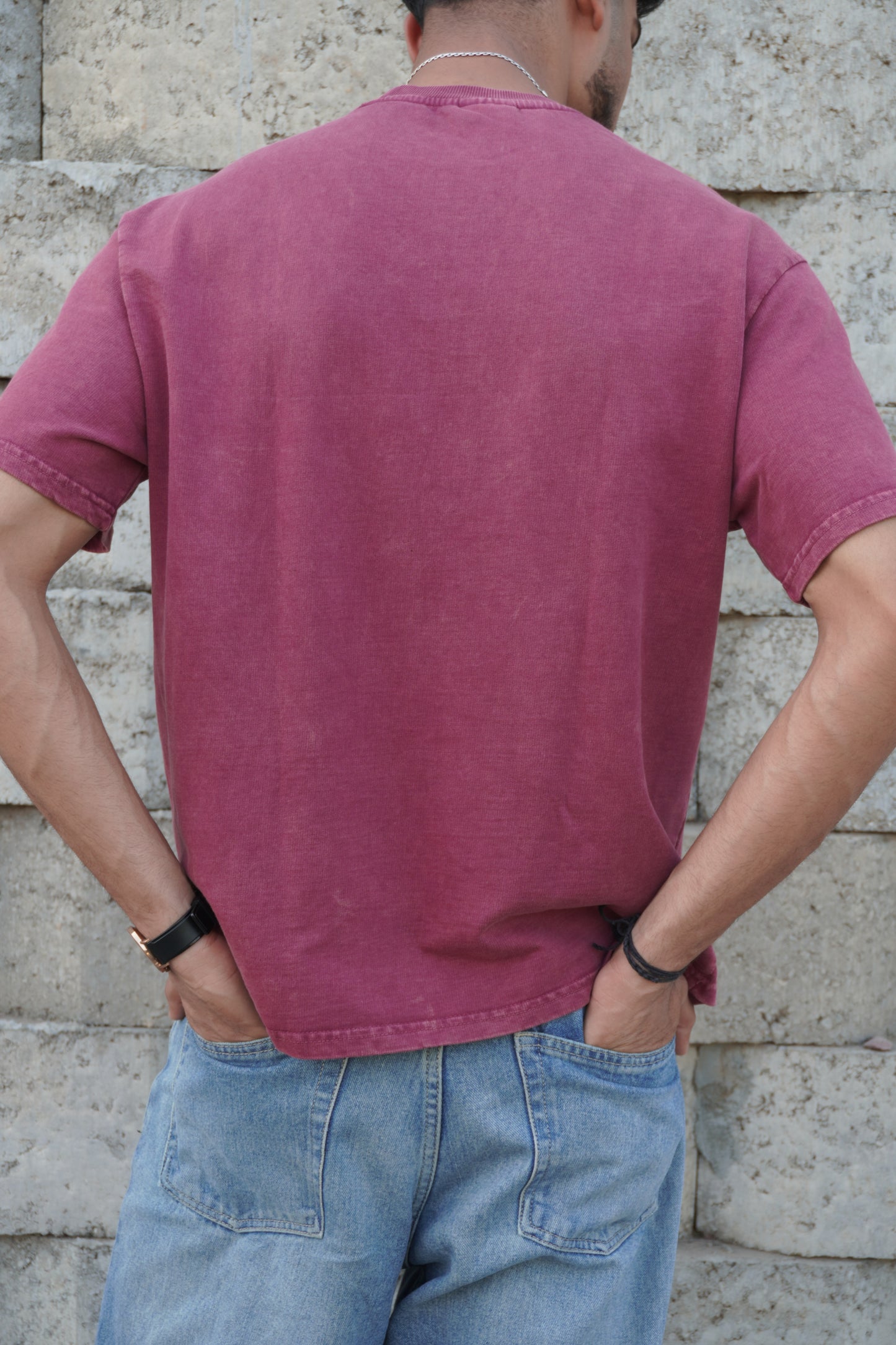 Onion Acid Wash Boxy Fit T-Shirt – 250 GSM Heavyweight Cotton
